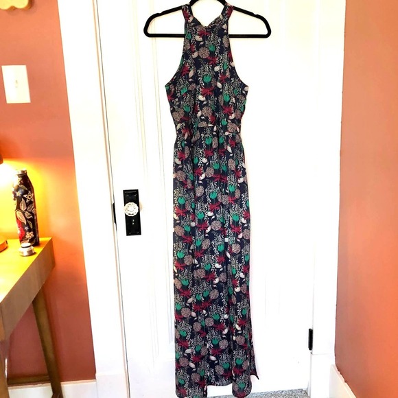 Miami Floral Maxi Dress Sz S​​ - Picture 1 of 9